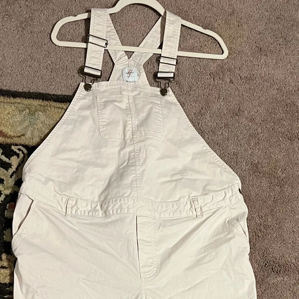 SOLD! Sz 14 The Nines by Hatch Maternity Overalls Light Pink - Picture 5 of 9